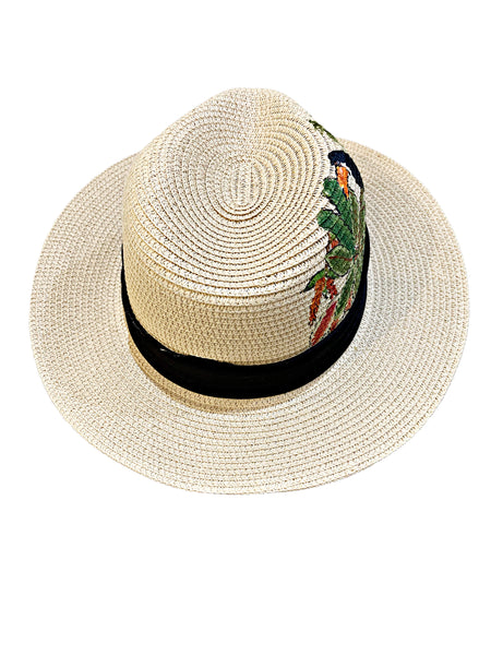 Toucan Art Hand Painted Hat