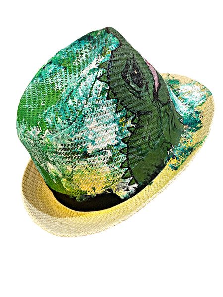 Kids Dino Hand Painted Hat