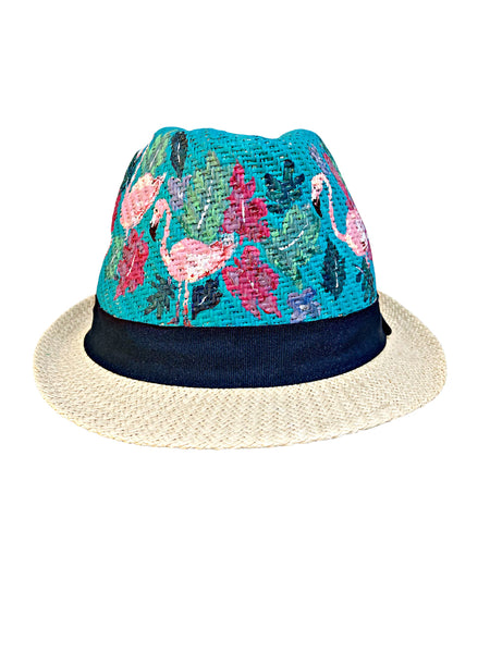 Kids Flamingo Hand Painted Hat