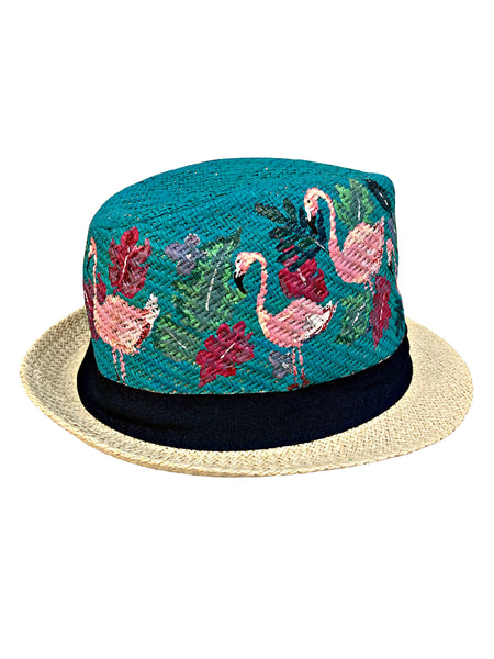 Kids Flamingo Hand Painted Hat