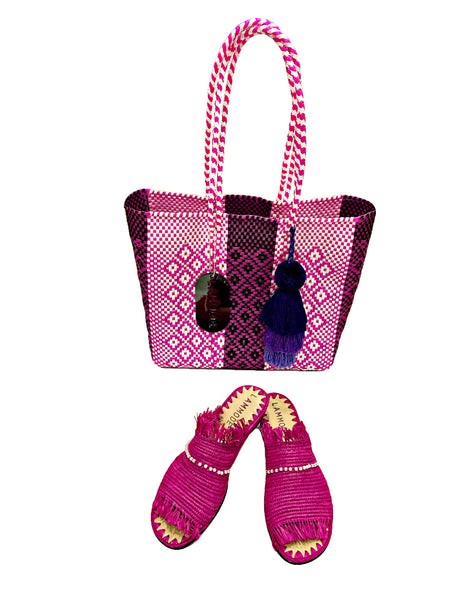 Raffia Woven One Strap Sandal