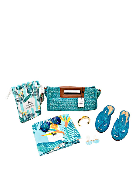 Hand Woven Raffia Slides