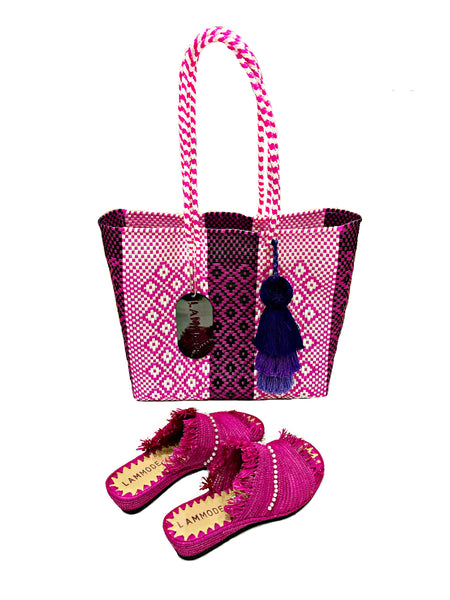 Raffia Woven One Strap Sandal