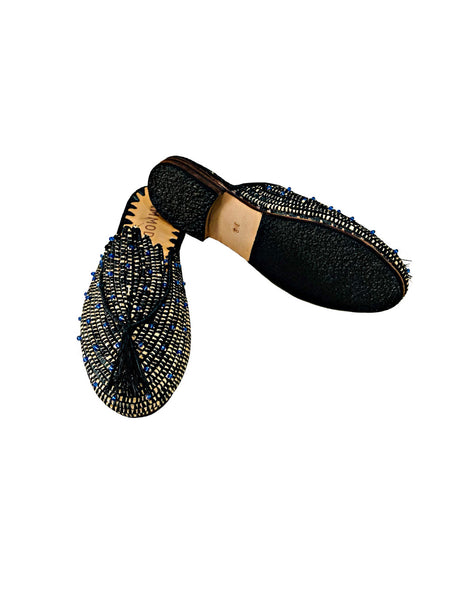 Hand Woven Raffia Slides