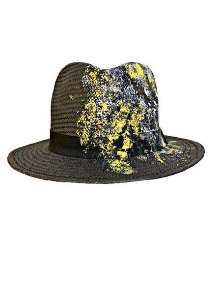 Abstract Hand Painted Hat