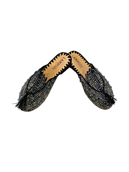 Hand Woven Raffia Slides