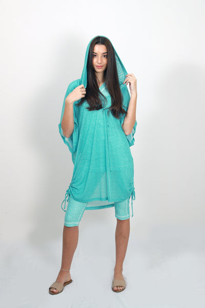 Hooded Agadir Cover Up Top