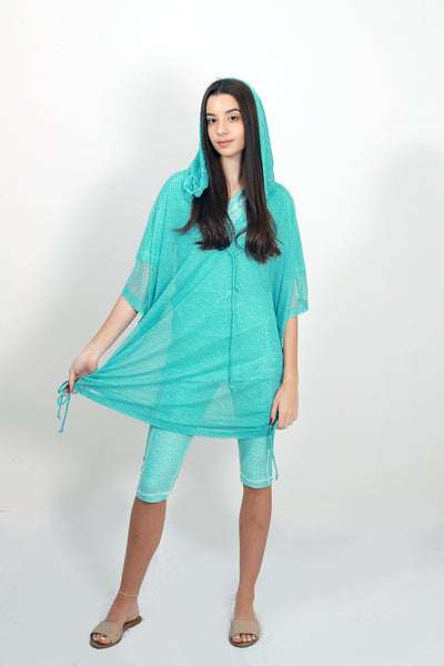 Hooded Agadir Cover Up Top