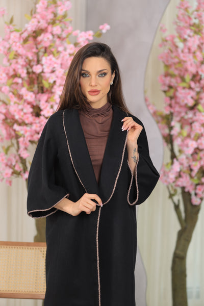 Poiret Black Wool Coat