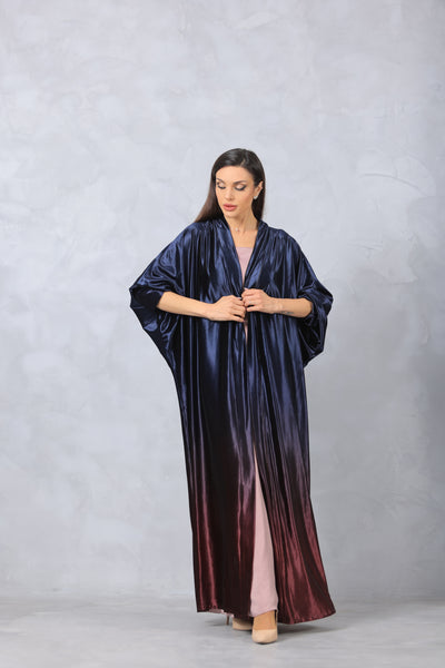Shaded Velvet Abaya