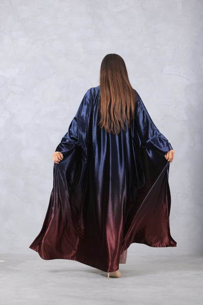 Shaded Velvet Abaya