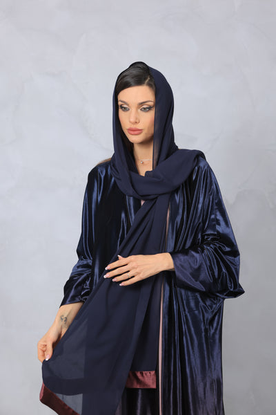 Shaded Velvet Abaya