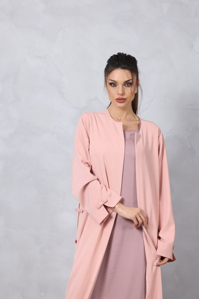 Lammode Bow-Embellished Safina Wool Abaya