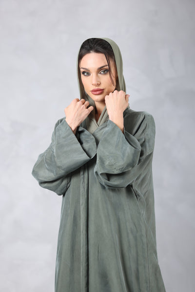 Korean Washed Silk Abaya