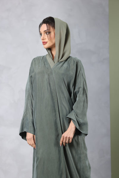 Korean Washed Silk Abaya