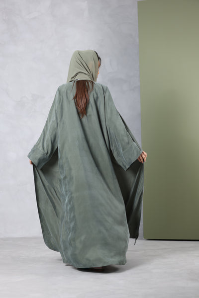Korean Washed Silk Abaya