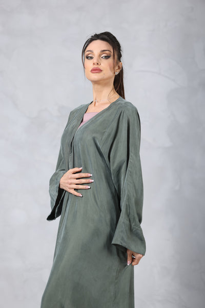 Korean Washed Silk Abaya