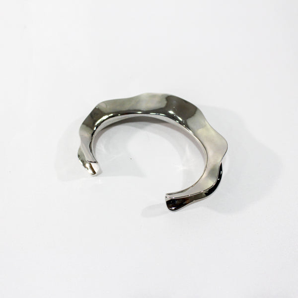 Primrose Fluid Metal Silver Bracelet