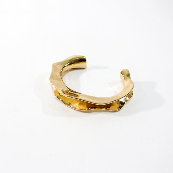 Primrose Fluid Metal Gold Bracelet