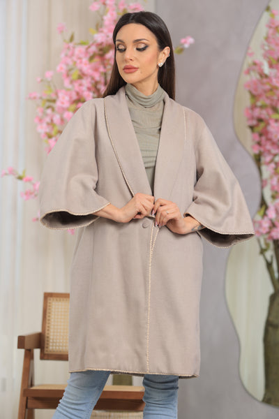 Poiret Beige Wool Coat