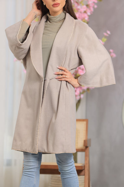 Poiret Beige Wool Coat