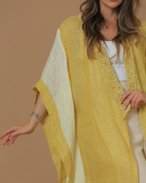 Hand Crochet Linen Kaftan