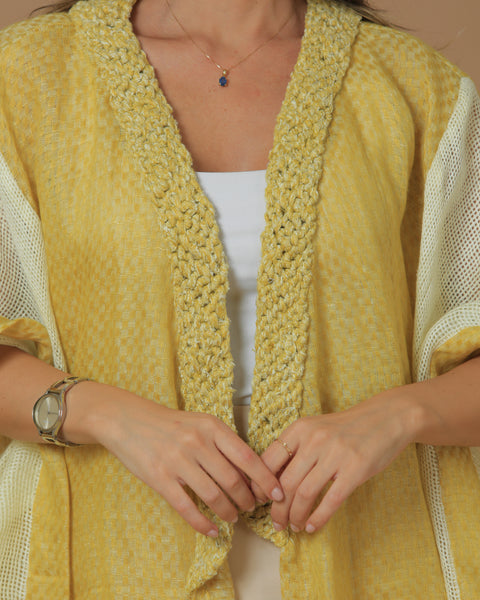 Hand Crochet Linen Kaftan