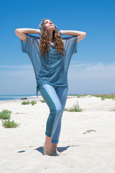 Hooded Agadir Cover Up Top