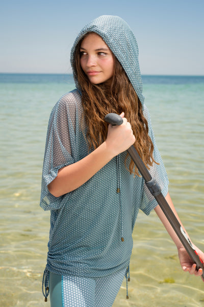Hooded Agadir Cover Up Top