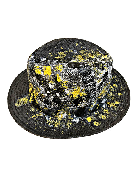 Abstract Hand Painted Hat