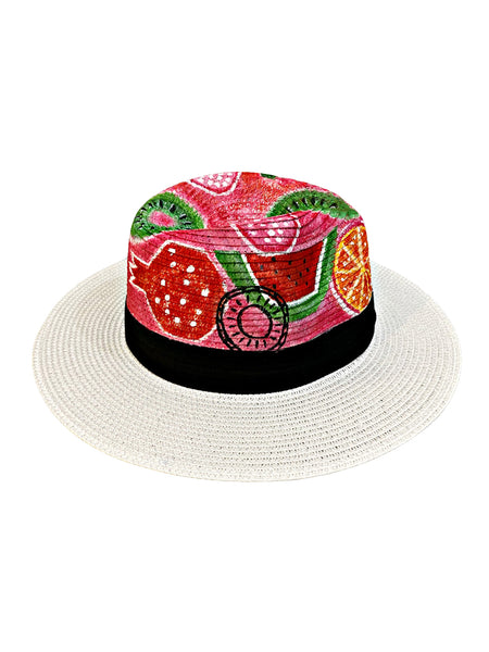 Melon Hand Painted Hat