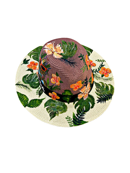 Aloha Hand Painted Hat