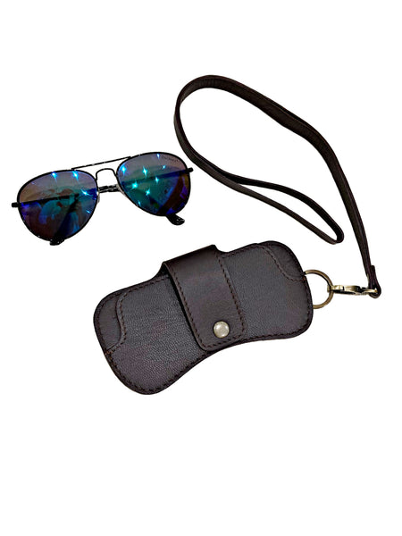 Leather Sunglasses Holder