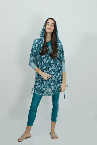 Hooded Agadir Cover Up Top