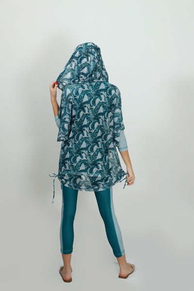 Hooded Agadir Cover Up Top
