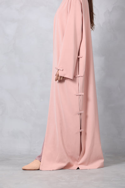 Lammode Bow-Embellished Safina Wool Abaya