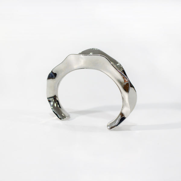 Primrose Fluid Metal Silver Bracelet
